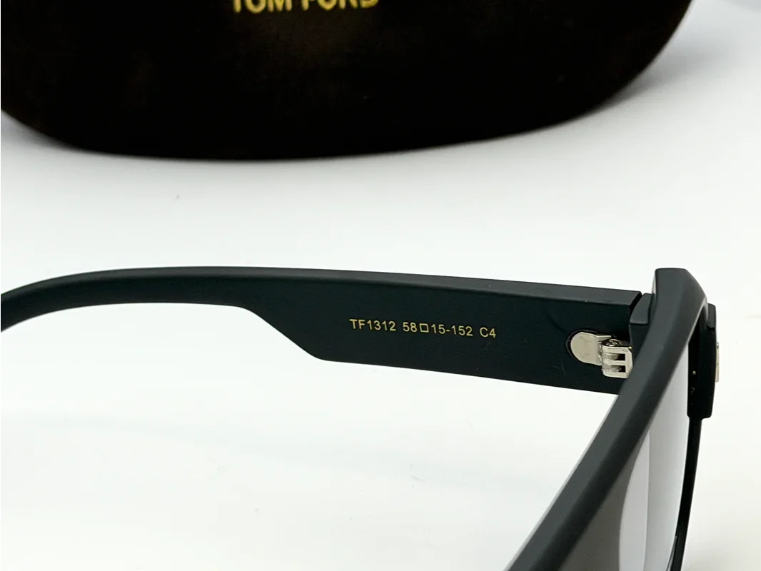 Tom Ford TF1312 Black Square Frame Photochromic Sunglasses