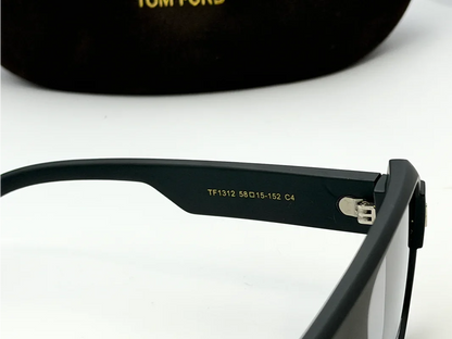 Tom Ford TF1312 Black Square Frame Photochromic Sunglasses