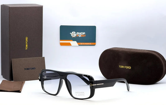 Tom Ford TF1312 Black Square Photochromic Sunglasses