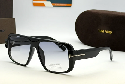 Tom Ford TF1312 Black Square Photochromic Sunglasses