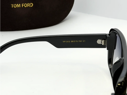 Tom Ford TF1312 Black Square Photochromic Sunglasses