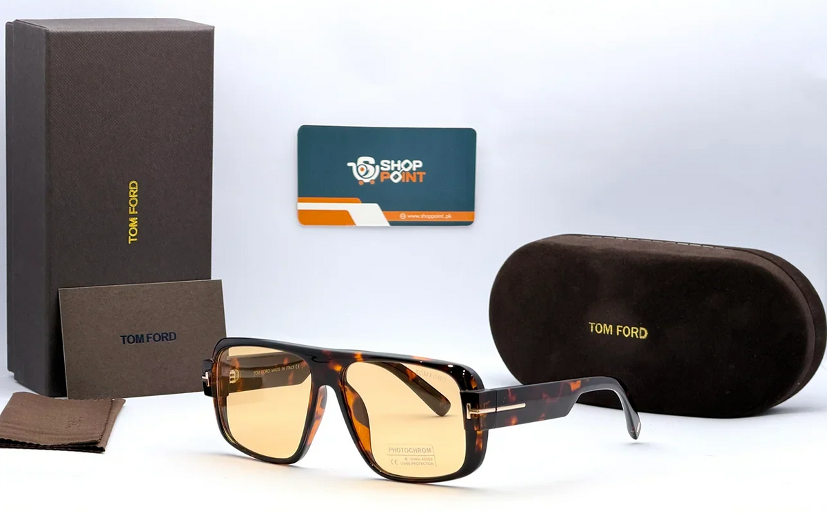 Tom Ford TF1312 Tortoise Frame Beige Photochromic Sunglasses