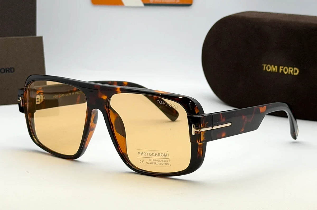 Tom Ford TF1312 Tortoise Frame Beige Photochromic Sunglasses
