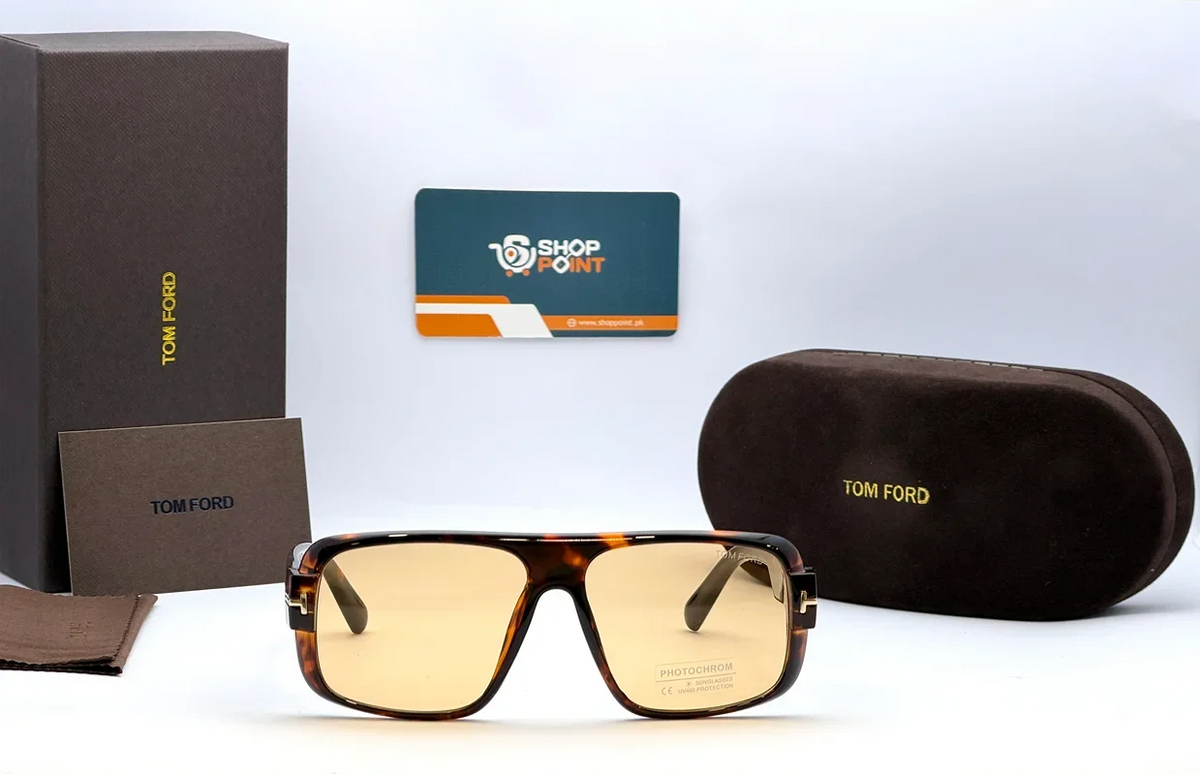 Tom Ford TF1312 Tortoise Frame Beige Photochromic Sunglasses